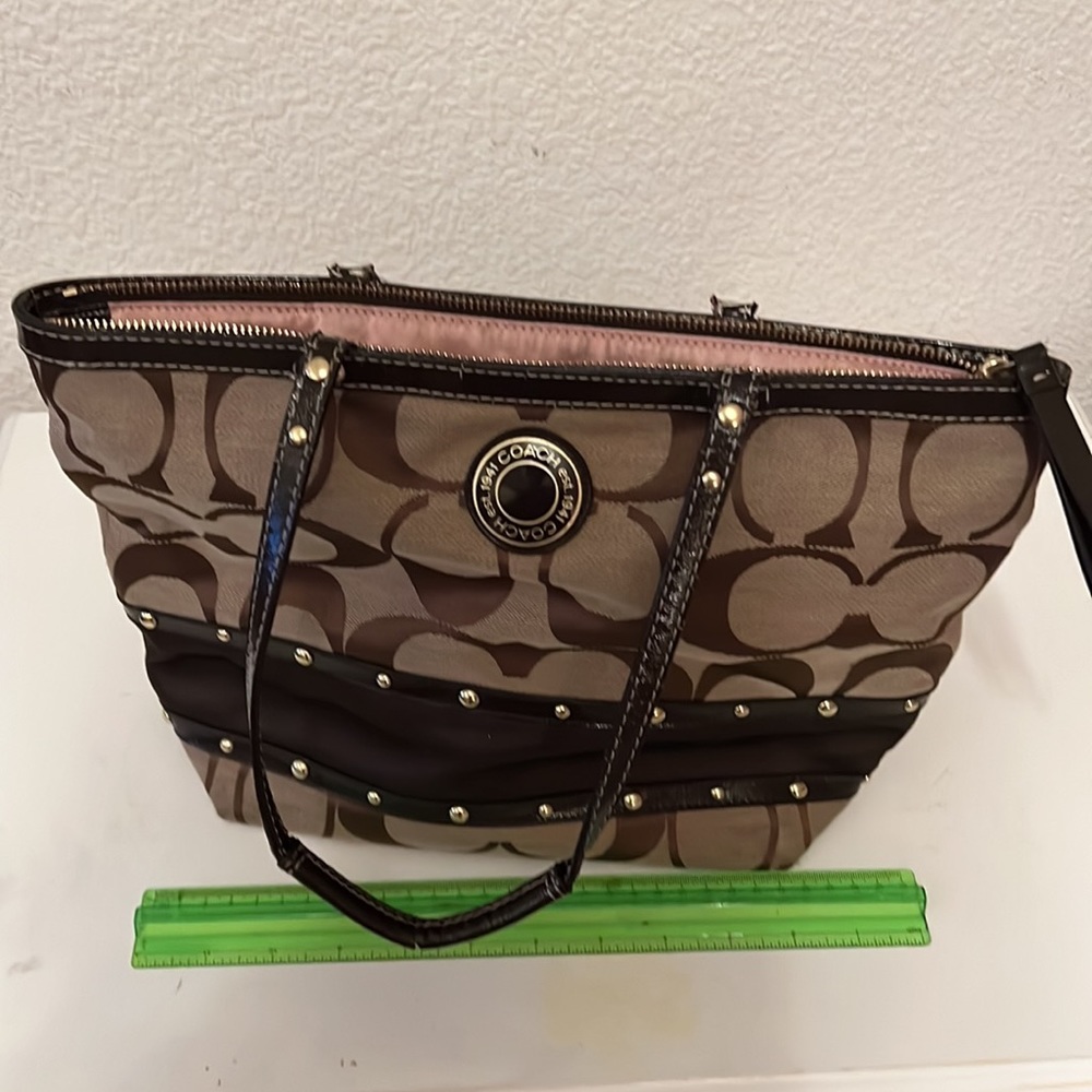 Used Coach tote bag. - Picture 6 of 7